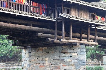 Kiến trúc vượt thời gian của cây cầu gỗ ở Trung Quốc - 7 Đình Kiên